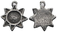 Weight 1,21 gr - Diameter 16 mm. Ancient Silver Necklace.