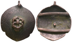 Weight 15,68 gr - Diameter 41 mm. Ancient Bronze Pendant.