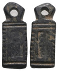 Weight 3,62 gr - Diameter 19 mm. Ancient Bronze Pendant.