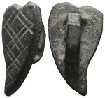 Weight 7,66 gr - Diameter 26 mm. Ancient Bronze Pendant.