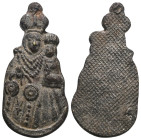 Weight 7,07 gr - Diameter 33 mm. Ancient Bronze Pendant.