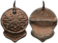 Weight 11,19 gr - Diameter 43 mm. Ancient Bronze Pendant.