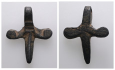 Weight 9,25 gr - Diameter 35 mm. Ancient Bronze Pendant.