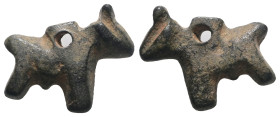 Weight 3,17 gr - Diameter 16 mm. Ancient Bronze Pendant.