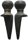 Weight 39,17 gr - Diameter 52 mm.Ancient Bronze Pendant.