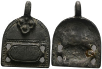 Weight 14,53 gr - Diameter 46 mm. Ancient Bronze Pendant.