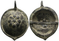 Weight 11,85 gr - Diameter 46 mm. Ancient Bronze Pendant.