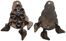 Weight 3,84 gr - Diameter 25 mm. Ancient Bronze Pendant.