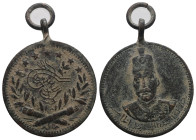 Weight 4,30 gr - Diameter 26 mm. Ancient Bronze Pendant.