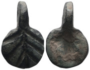 Weight 11,00 gr - Diameter 26 mm. Ancient Bronze Pendant.