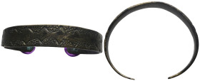 Weight 19,71 gr - Diameter 55 mm. Ancient Bronze Bracelet.