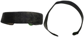 Weight 24,37 gr - Diameter 60 mm. Ancient Bronze Bracelet.