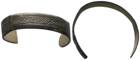 Weight 8,64 gr - Diameter 39 mm. Ancient Bronze Bracelet.