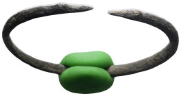 Weight 13,00 gr - Diameter 60 mm. Ancient Bronze Bracelet.