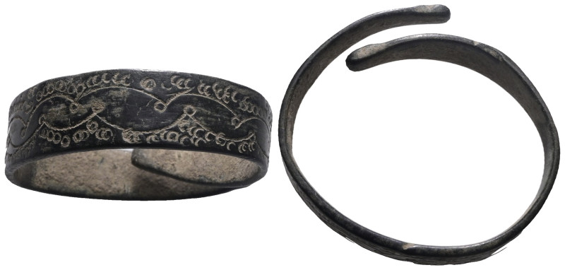 Weight 23,66 gr - Diameter 47 mm. Ancient Bronze Bracelet.