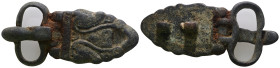 Weight 27,45 gr - Diameter 54 mm.Ancient Bronze Belt Buckle.