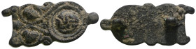 Weight 12,14 gr - Diameter 42 mm.Ancient Bronze Belt Buckle.