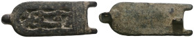 Weight 11,01 gr - Diameter 40 mm. Ancient Bronze Belt Buckle.