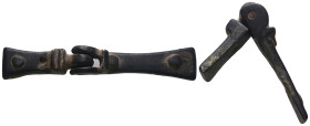 Weight 8,52 gr - Diameter 50 mm. Ancient Bronze Belt Buckle.