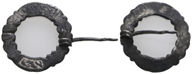 Weight 3,72 gr - Diameter 25 mm.Ancient Bronze Belt Buckle.