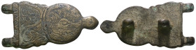 Weight 15,22 gr - Diameter 43 mm. Ancient Bronze Belt Buckle.