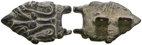 Weight 18,18 gr - Diameter 40 mm.Ancient Bronze Belt Buckle.