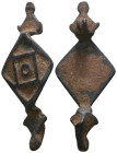 Weight 7,91 gr - Diameter 54 mm.Ancient Bronze Belt Buckle.