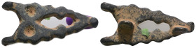 Weight 5,36 gr - Diameter 32 mm. Ancient Bronze Belt Buckle.