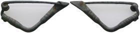 Weight 12,28 gr - Diameter 59 mm. Ancient Bronze Fibula.
