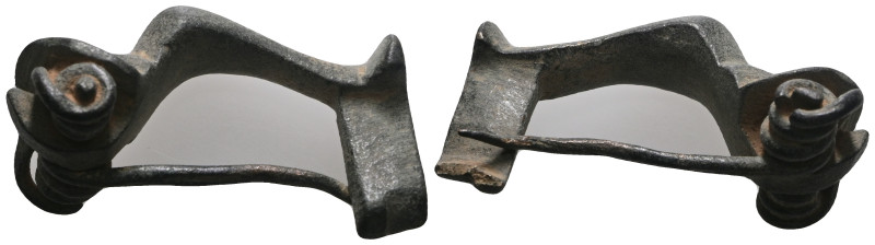 Weight 8,93 gr - Diameter 32 mm. Ancient Bronze Fibula.