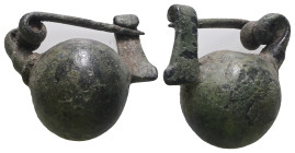 Weight 7,85 gr - Diameter 19 mm. Ancient Bronze Fibula.