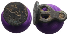 Weight 6,13 gr - Diameter 21 mm. Ancient Bronze Seal.