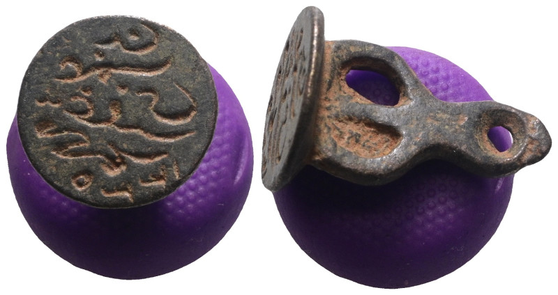 Weight 5,83 gr - Diameter 22 mm. Ancient Bronze Seal.