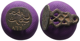 Weight 3,41 gr - Diameter 20 mm. Ancient Bronze Seal.