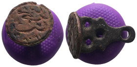 Weight 3,53 gr - Diameter 21 mm. Ancient Bronze Seal.