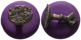 Weight 4,32 gr - Diameter 21 mm. Ancient Bronze Seal.