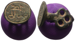Weight 5,80 gr - Diameter 22 mm.Ancient Bronze Seal.