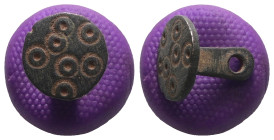 Weight 2,79 gr - Diameter 12 mm. Ancient Bronze Seal.