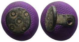 Weight 2,52 gr - Diameter 13 mm. Ancient Bronze Seal.