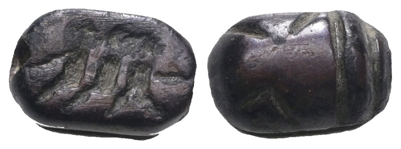 Weight 3,99 gr - Diameter 12 mm.BYZANTINE LEAD SEAL.(Circa 7th-11th Century).Pb.