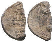 Weight 3,74 gr - Diameter 22 mm. BYZANTINE LEAD SEAL.(Circa 7th-11th Century).Pb.