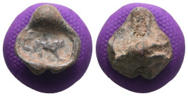 Weight 3,99 gr - Diameter 14 mm.BYZANTINE LEAD SEAL.(Circa 7th-11th Century).Pb.