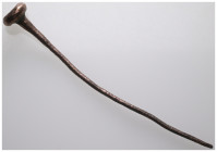 Weight 3,52 gr - Diameter 78 mm. Roman Bronze Medical Implements 1st-4th Century AD