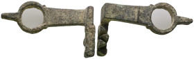 Weight 13,34 gr - Diameter 46 mm. ANCIENT ROMAN BRONZE KEY.(3rd–4th centuries).Ae.