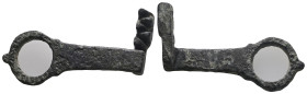 Weight 4,86 gr - Diameter 34 mm. ANCIENT ROMAN BRONZE KEY.(3rd–4th centuries).Ae.