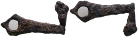 Weight 17,35 gr - Diameter 45 mm. ANCIENT ROMAN BRONZE KEY.(3rd–4th centuries).Ae.