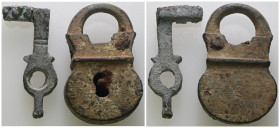 2 pieces, sold as seen. ANCIENT BRONZE KEY. Sold as seen. No Return