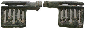 Weight 9,11 gr - Diameter 29 mm. ANCIENT ROMAN BRONZE KEY.(3rd–4th centuries).Ae.
