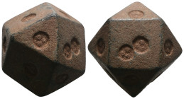 Weight 59,93 gr - Diameter 24 mm. ISLAMIC BRONZE WEIGHT