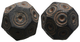 Weight 14,65 gr - Diameter 14 mm. BYZANTINE BRONZE WEIGHT.(Circa 6th-9th century).Ae.